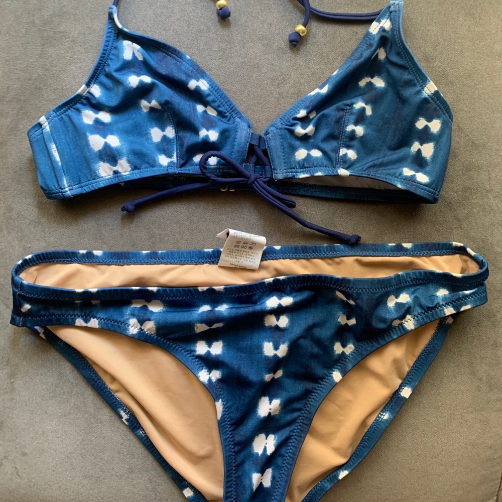 J crew bikini batik print